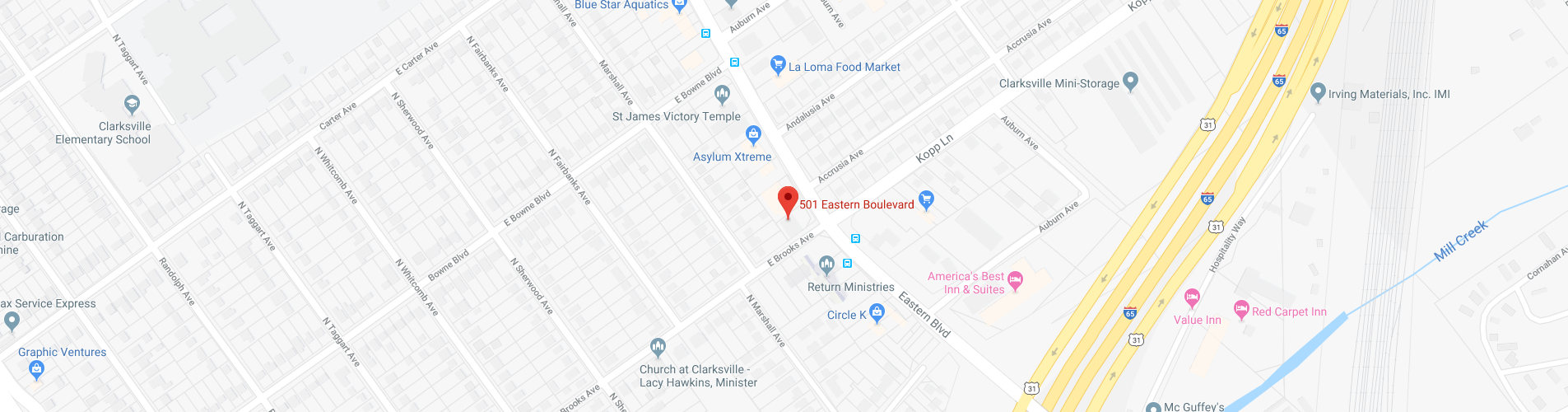 Our Location (Click for directions) Our Location (Click for directions)